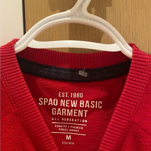 brooklyn red bulldog embroidered crewneck - Picture 2 of 2